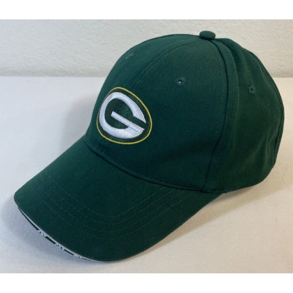 Green Bay Packers Castrol Edge Adjustable Cap Hat Green